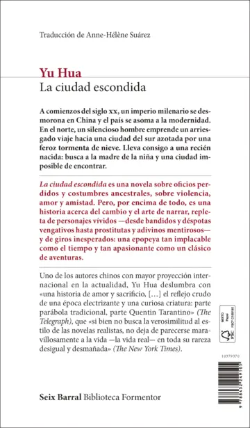 Contraportada La ciudad escondida