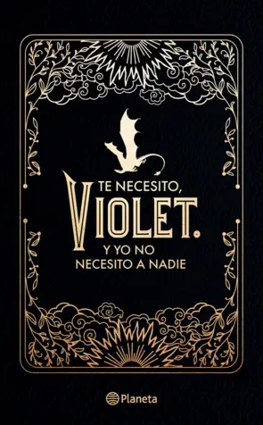 Portada Diario oficial ADS. Te necesito, Violet