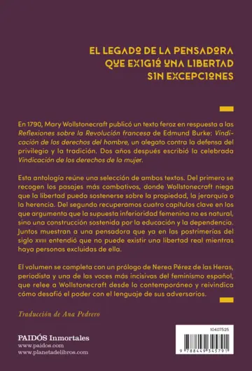 Contraportada Una doble vindicación
