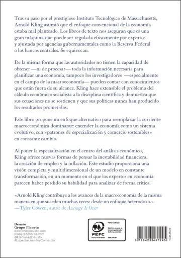 Contraportada Especialización y comercio