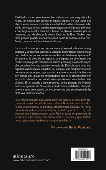 Contraportada Luz negra