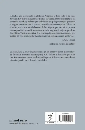 Contraportada Cuentos desde el Reino Peligroso (NE en rústica)