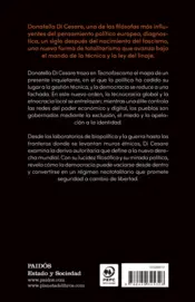 Miniatura contraportada Tecnofascismo