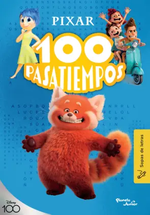 Portada 100 pasatiempos (sopas de letras). Pixar