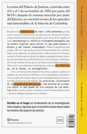 Miniatura contraportada Perdida en el fuego. La toma del palacio minuto a minuto