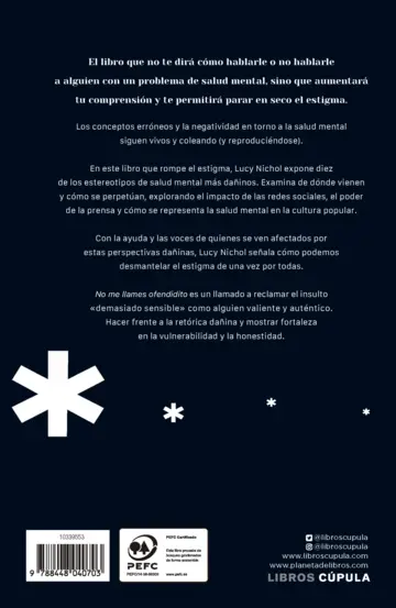 Contraportada No me llames frágil