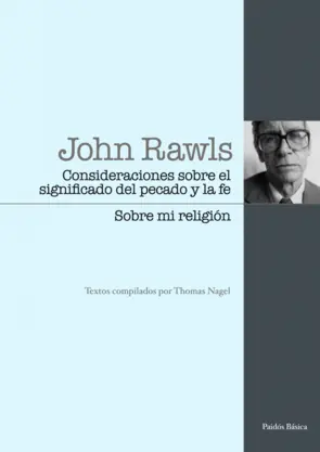 Portada Consideraciones sobre el significado del pecado y la fe / Sobre mi religión
