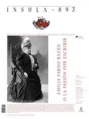 Portada Emilia Pardo Bazán o la pasión por escribir (Ínsula n° 893, mayo de 2021)