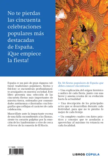 Contraportada 50 fiestas populares de España que debes conocer