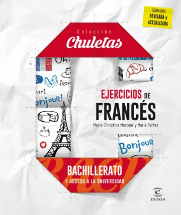 Contraportada Ejercicios de francés para bachillerato