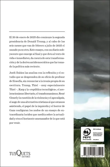 Contraportada Apocalipsis y democracia