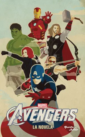 Portada Avengers. La novela