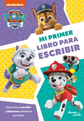 Portada PAW Patrol. Mi primer libro para escribir