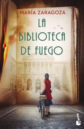 Portada La biblioteca de fuego