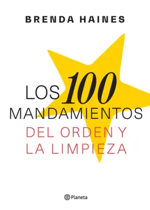 Portada Los 100 mandamientos del orden y la limpieza