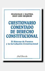 Portada Cuestionario comentado de Derecho Constitucional