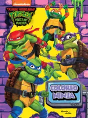 Portada Tortugas Ninja. Caos mutante. Coloreo ninja