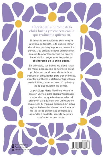 Contraportada El síndrome de la chica buena (Edición mexicana)