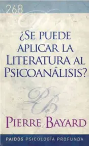 Portada ¿Se puede aplicar la literatura al psicoanálisis?