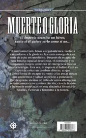 Miniatura contraportada Ciaphas Cain nº 04 Muerte o gloria