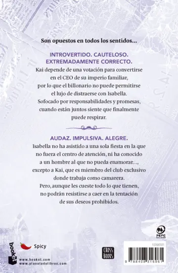 Contraportada Rey de la soberbia (Serie Pecados, 2)