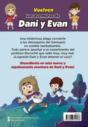 Miniatura contraportada Las aventuras de Dani y Evan 14. Invasión dinozombi