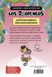 Miniatura contraportada Aprende a leer con... Los Detectives Zoopencos 6. La suerte del dragón