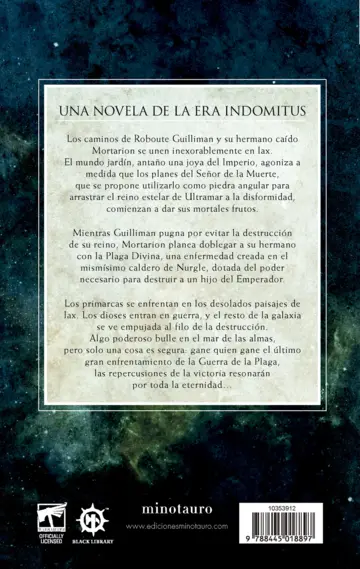 Contraportada Imperio Oscuro nº 03 Plaga Divina