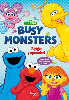 Portada Plaza Sésamo. Busy monsters