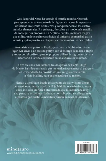 Contraportada El Ciclo de la Puerta de la Muerte nº 06/07 En el Laberinto