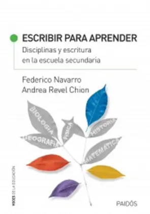 Portada Escribir para aprender