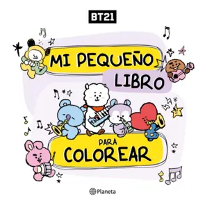 Portada BT21. Mi pequeño libro para colorear