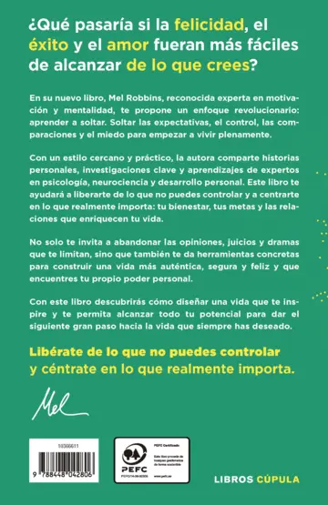 Contraportada TD La teoría Let Them. La clave está en soltar