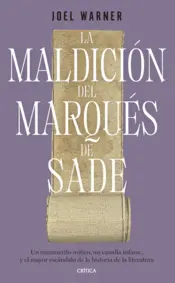Portada La maldición del Marqués de Sade