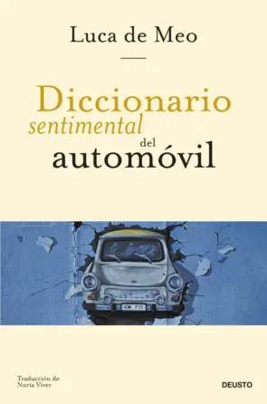 Portada Diccionario sentimental del automóvil
