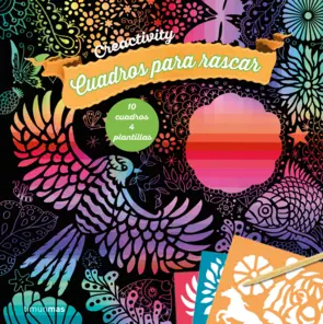 Portada Creactivity. Cuadros para rascar. Arco iris