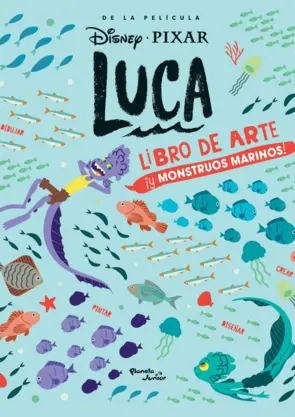 Portada Luca. Libro de arte y monstruos marinos