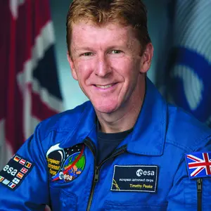 Retrato de Tim Peake